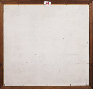 Jan Dekker - Olieverf op hardboard, Boerderij Winter, Ingelijst kopen? Bied vanaf 1!