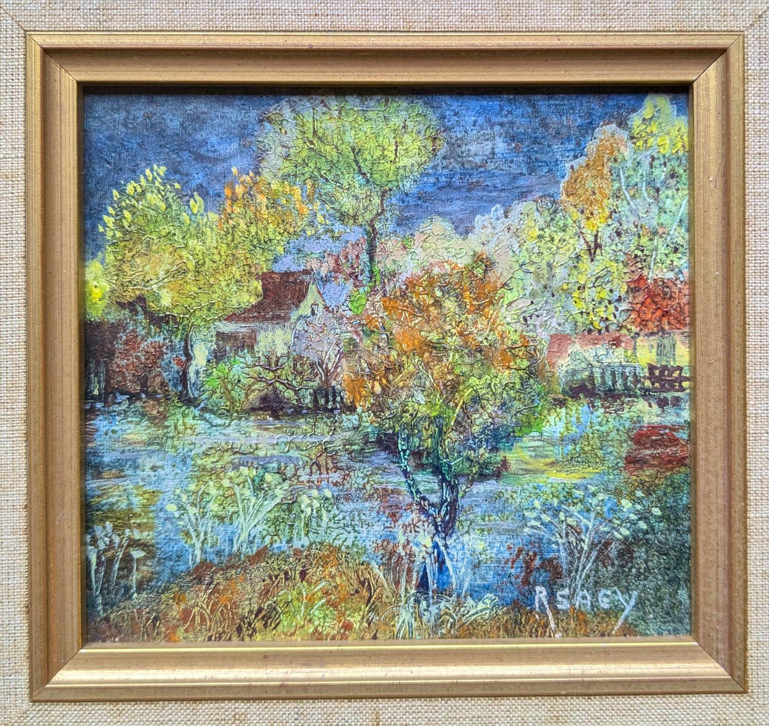 Buy Renaat Saey - landschap met boerderijtje? Bid from 40!