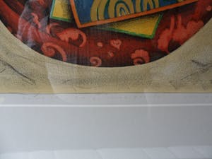 Lon Buttstedt - Litho, Bundle, twig, three points - Ingelijst kopen? Bied vanaf 30!