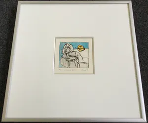 Anna Reinders - "Vera 50" | kleuren ets/aquatint (e/a) - ingelijst kopen? Bied vanaf 29!