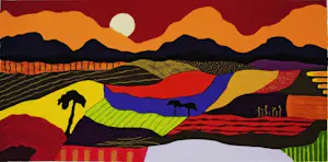 Ronald Boonacker - Kleurenzeefdruk TANZANIA Handgesigneerd kopen? Bied vanaf 110!