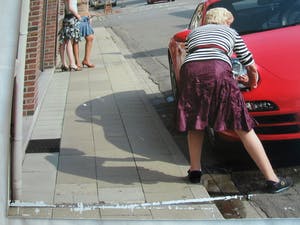 Anneke de Visser - Foto op dibond , Belgische dorpje Doel - 2009 kopen? Bied vanaf 1!