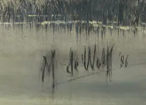 Niet of onleesbaar gesigneerd - Olieverf op doek, Winterlandschap - Ingelijst kopen? Bied vanaf 1!