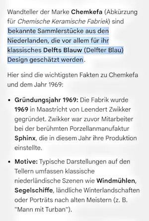 Chemkefa - Wandteller Keramik Delft Blauw Dekor Winterlandschaft nach F.J. du Chattel 70er kopen? Bied vanaf 70!