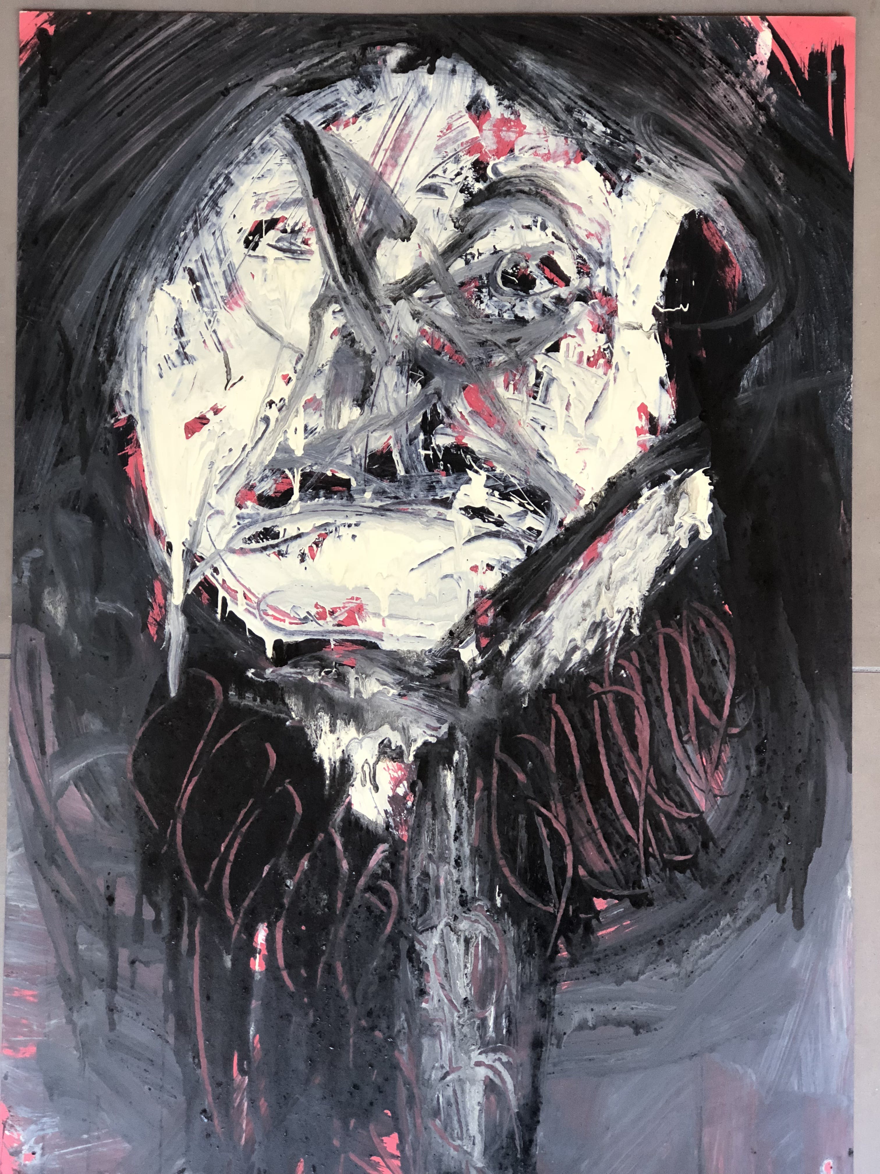 Jacques Slegers - Oude Clown verkocht voor € 75!