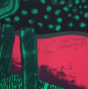 Corneille - litho: Le tapis rouge - 1973 kopen? Bied vanaf 395!