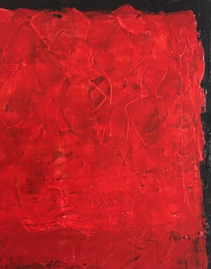 John Foppen - Symphony In Red Plus......#K03.XL. GROOT. kopen? Bied vanaf 165!