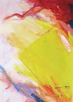 Franscz Witte - Acryl op papier, De visvanger - Ingelijst kopen? Bied vanaf 1!