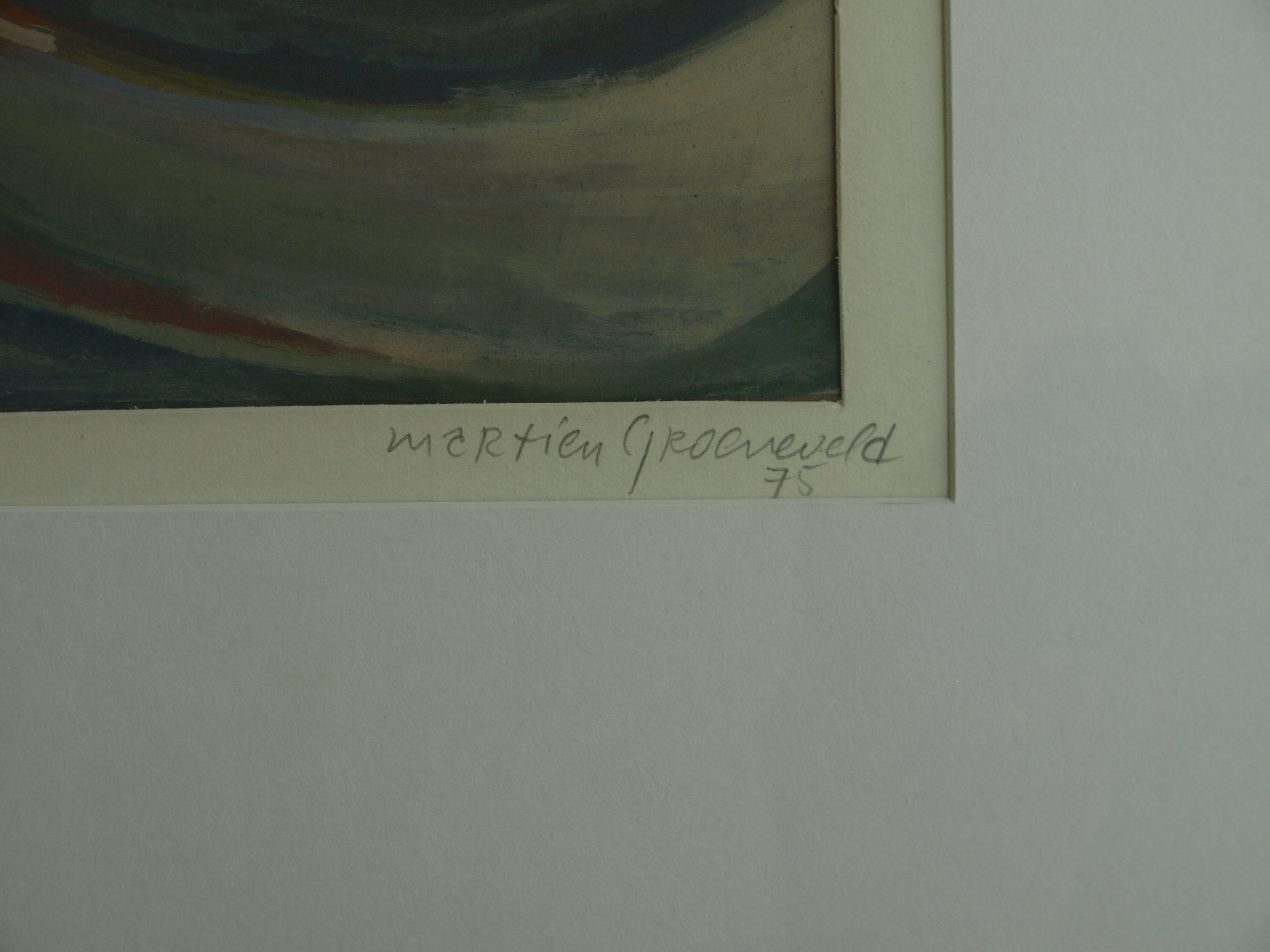 Martien Groeneveld - Gouache , Mercatorplein – gesigneerd & ingelijst – 1975  kopen? Bied vanaf 1!