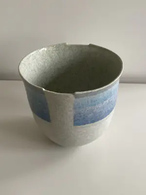 Hans de Jong - Vaasvorm met landschap kopen? Bied vanaf 190!