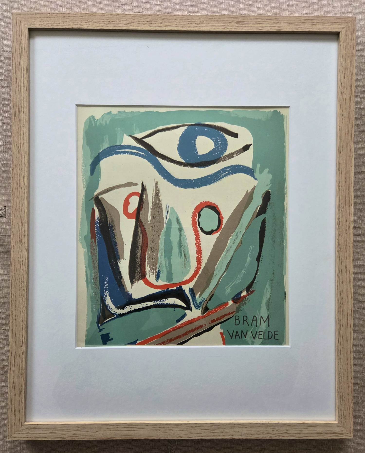 Bram van Velde - Litho. 1952. Derriere Le Miroir. kopen? Bied vanaf 139!