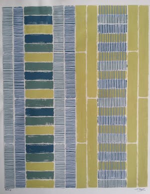 Ton Pape - Abstract. Geometrisch. Vlakken en strepen. kopen? Bied vanaf 35!