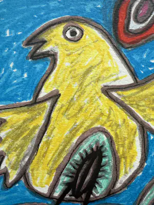 Corneille - handgesigneerde zeefdruk | 'Oiseau' | 1996 kopen? Bied vanaf 10!