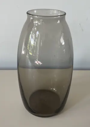 Andries Dirk Copier - Art Deco rookglazen vaas - Glasfabriek Leerdam kopen? Bied vanaf 35!