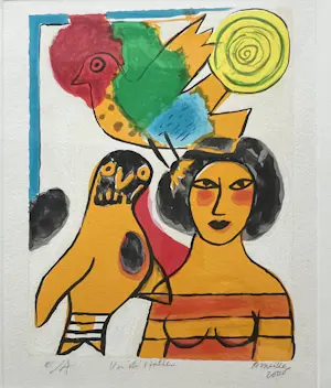 Corneille - Gesigneerde lithografie, een Italiaanse zomer, 2000 kopen? Bied vanaf 350!