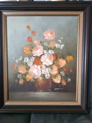 Robert Cox - Stilleven pot met bloemen. kopen? Bied vanaf 35!