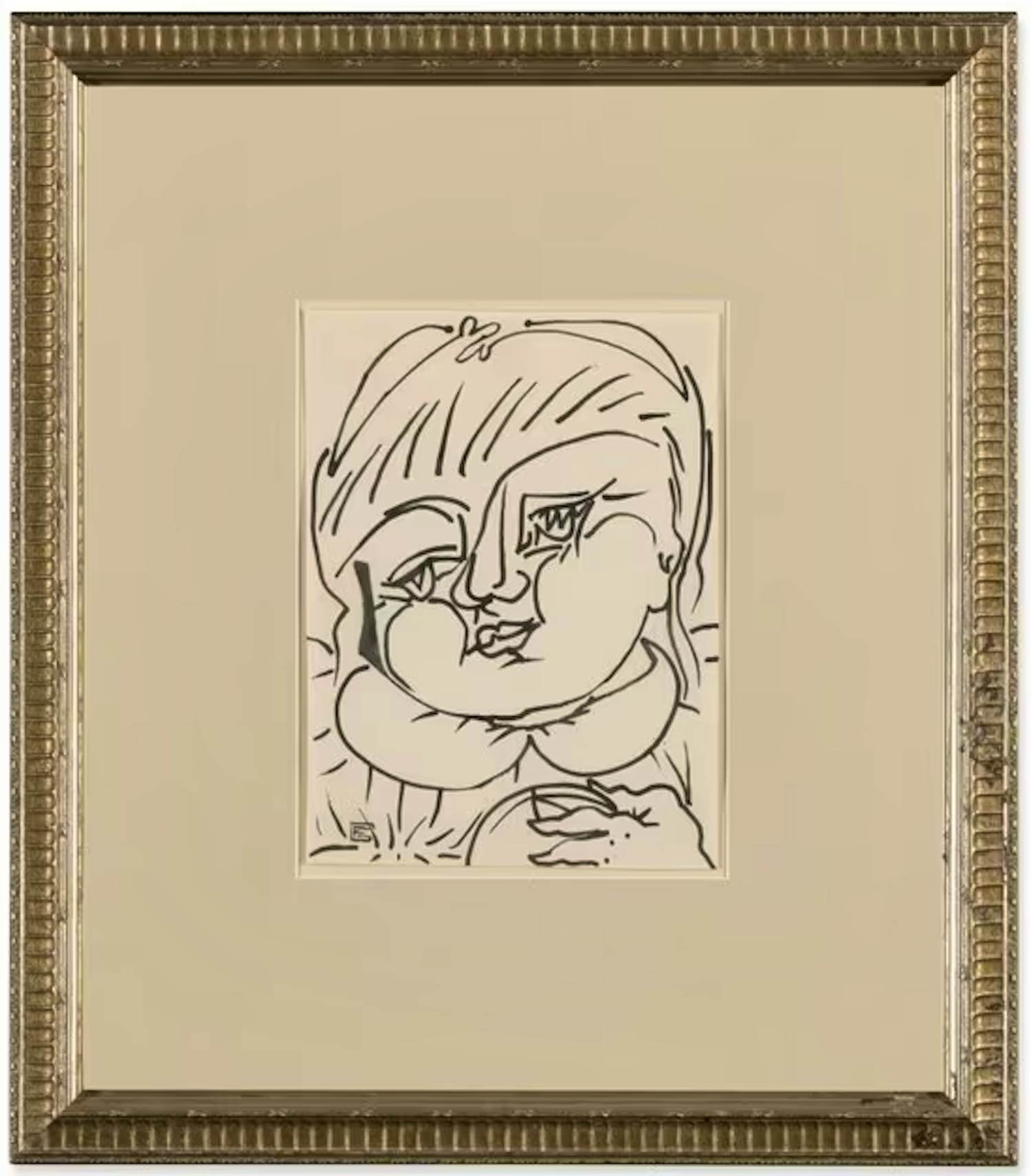 Françoise Gilot - Handsignierte Zeichnung "Paloma II Study for Pouvoir Tout Dire" kopen? Bied vanaf 3800!