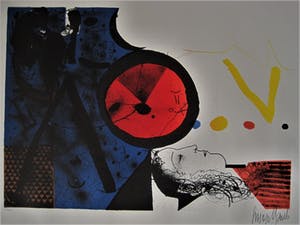 Stoyan Tsanev - Kunstacademie Warschau - Symbolisch abstract Litho - gesigneerd kopen? Bied vanaf 10!