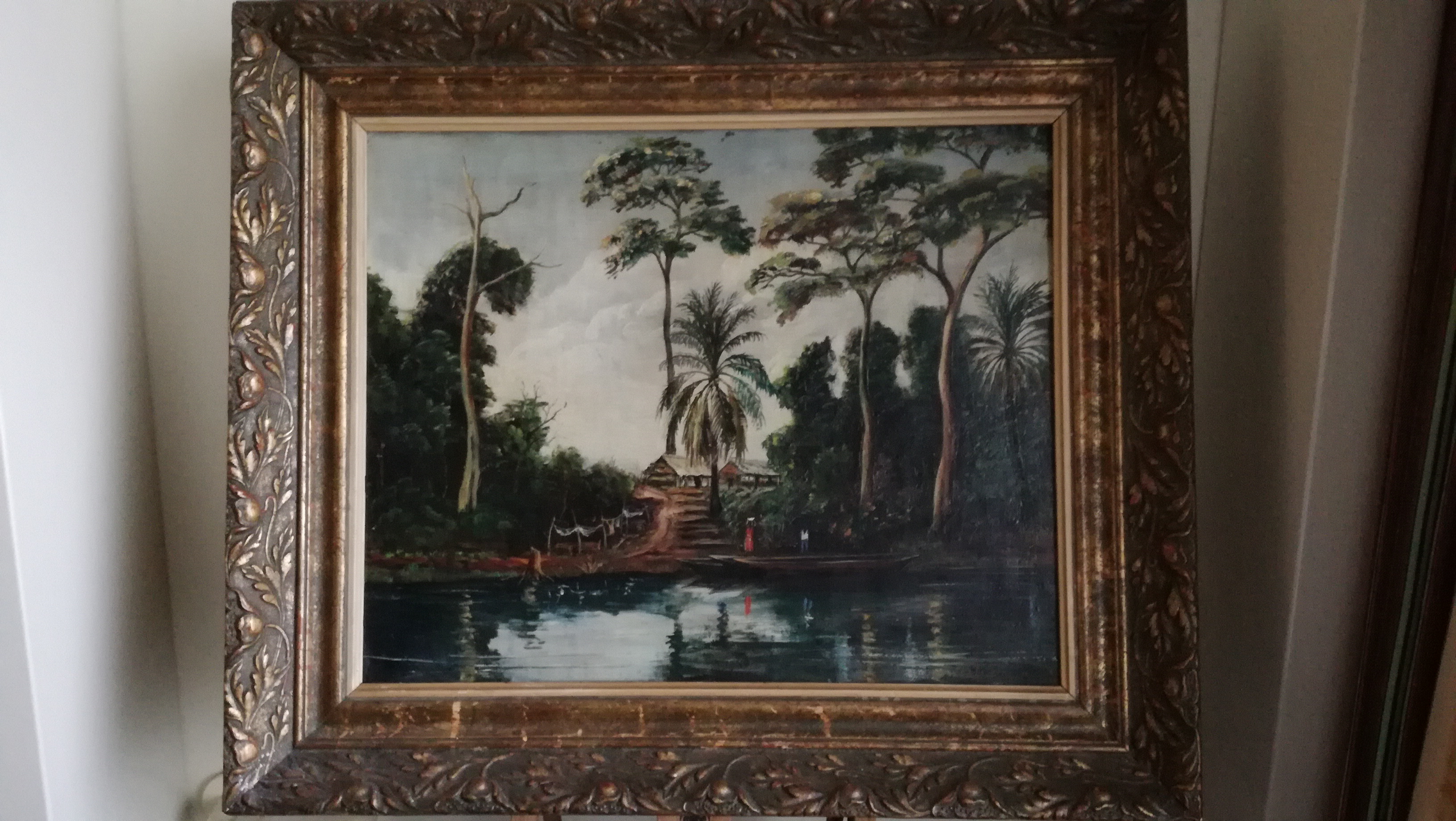 Niet of onleesbaar gesigneerd - Koloniaal landschap kopen? Bied vanaf 1!