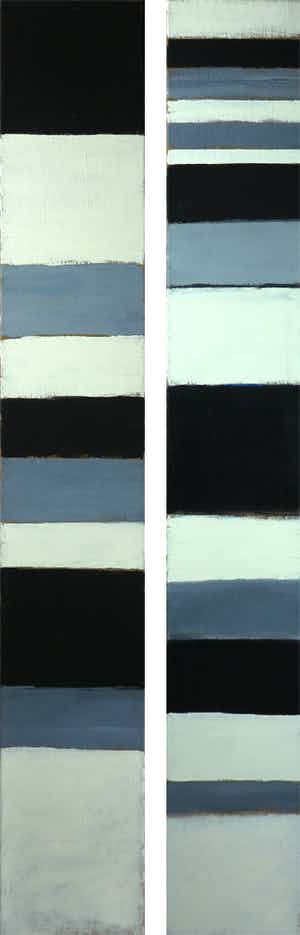 Jan de Bie - Olieverf op doek, Twee-luik verkocht voor € 450!