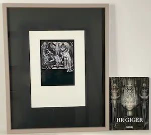 Hans Rudolf Giger - Signed Art Card Chinese Evolution + Taschen Art Book HR Giger kaufen? Bieten Sie von 189!