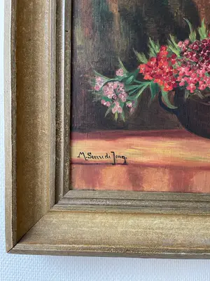 Maria Christina Jacoba Sterre de Jong - Bloemen stilleven in schaal kopen? Bied vanaf 10!