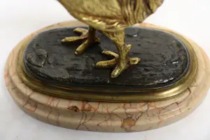 Niet of onleesbaar gesigneerd - fosfor brons haan kopen? Bied vanaf 1!