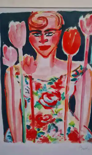 Elvira Bach - Tulpen verkauft für € 60!