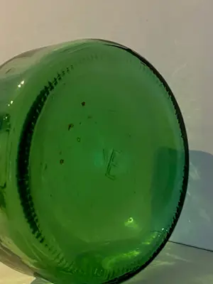 Empoli Glas - Vintage groene glazen pijpvaas, bamboemodel, Empoli VE, Italie kopen? Bied vanaf 35!