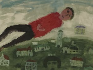 Eugene Brands - Zeefdruk, Aan Eugenie (boven Zandvoort) - Ingelijst kopen? Bied vanaf 245!