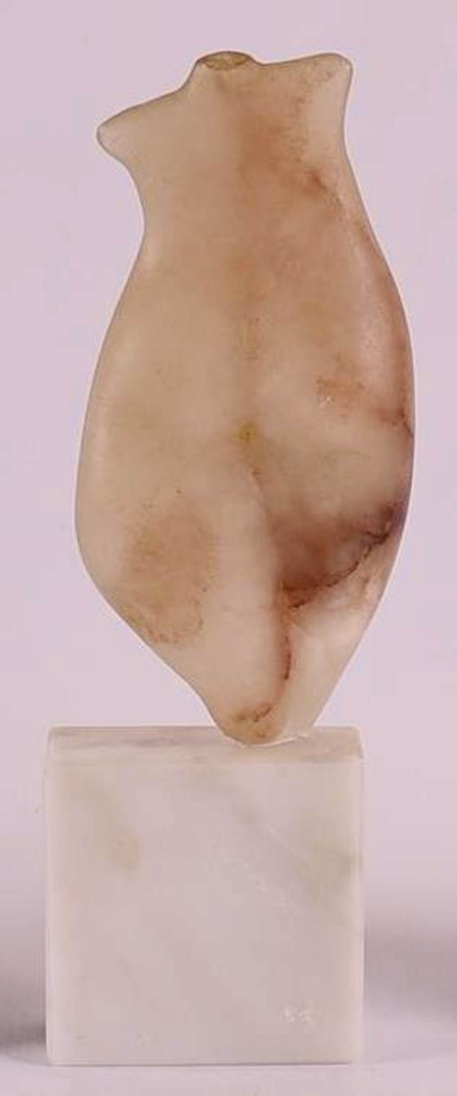 Monica van Dael - Beeld: Marmeren torso op natuurstenen basement verkocht voor € 225!