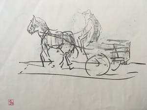 Douwe Jan van der Zweep - Man met paard en wagen kopen? Bied vanaf 10!