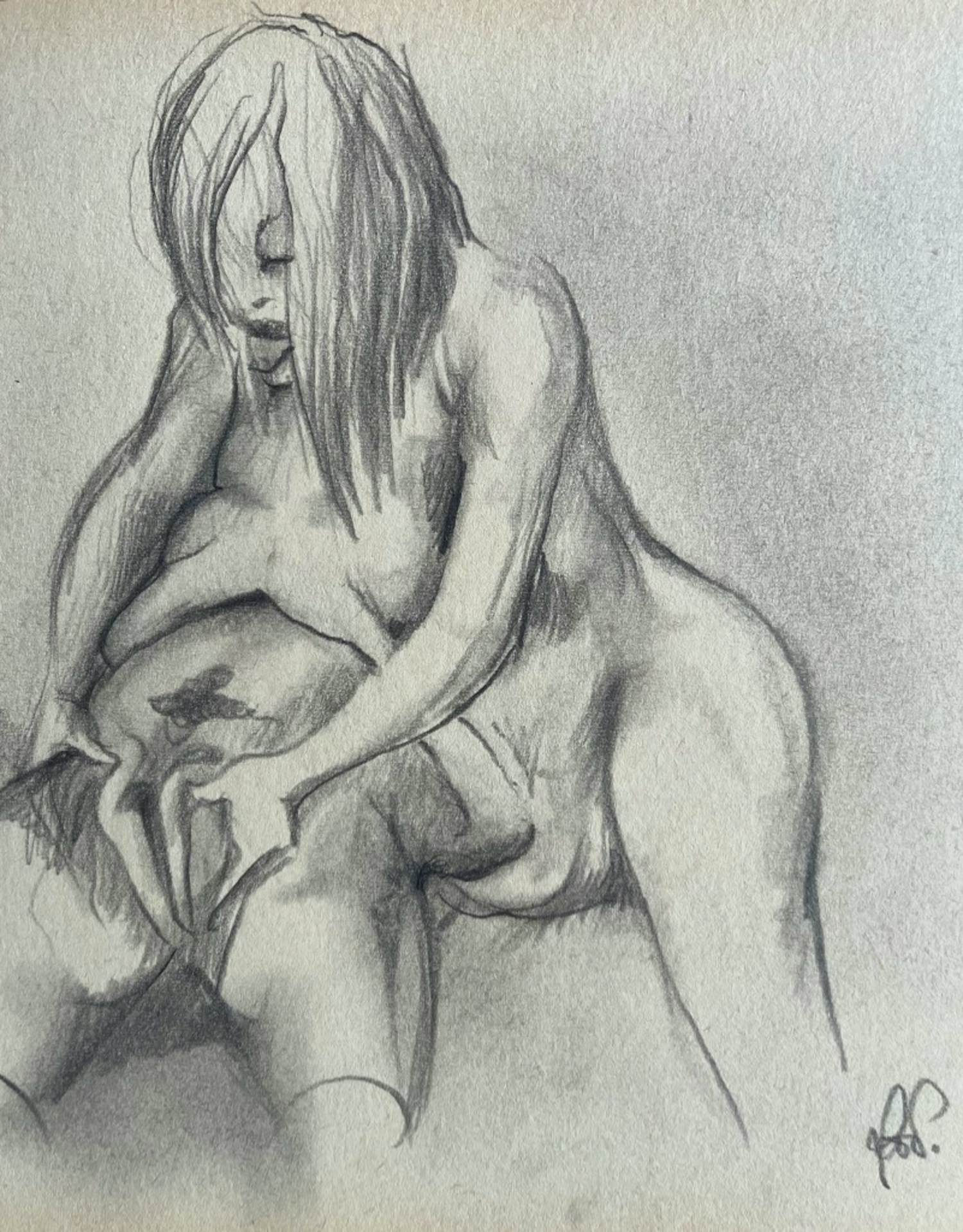 Rolfdieter Schiedrum - Explizit surreal erotische Original Bleistiftzeichnung - signiert kopen? Bied vanaf 110!