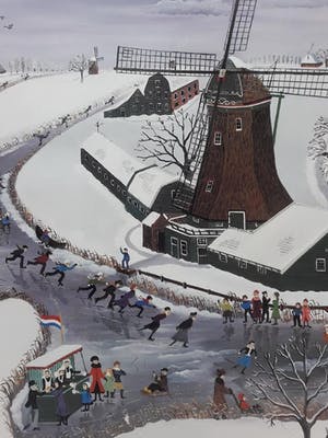 Jannie Kuiper - Papiermolen 'De Schoolmeester' kopen? Bied vanaf 69!