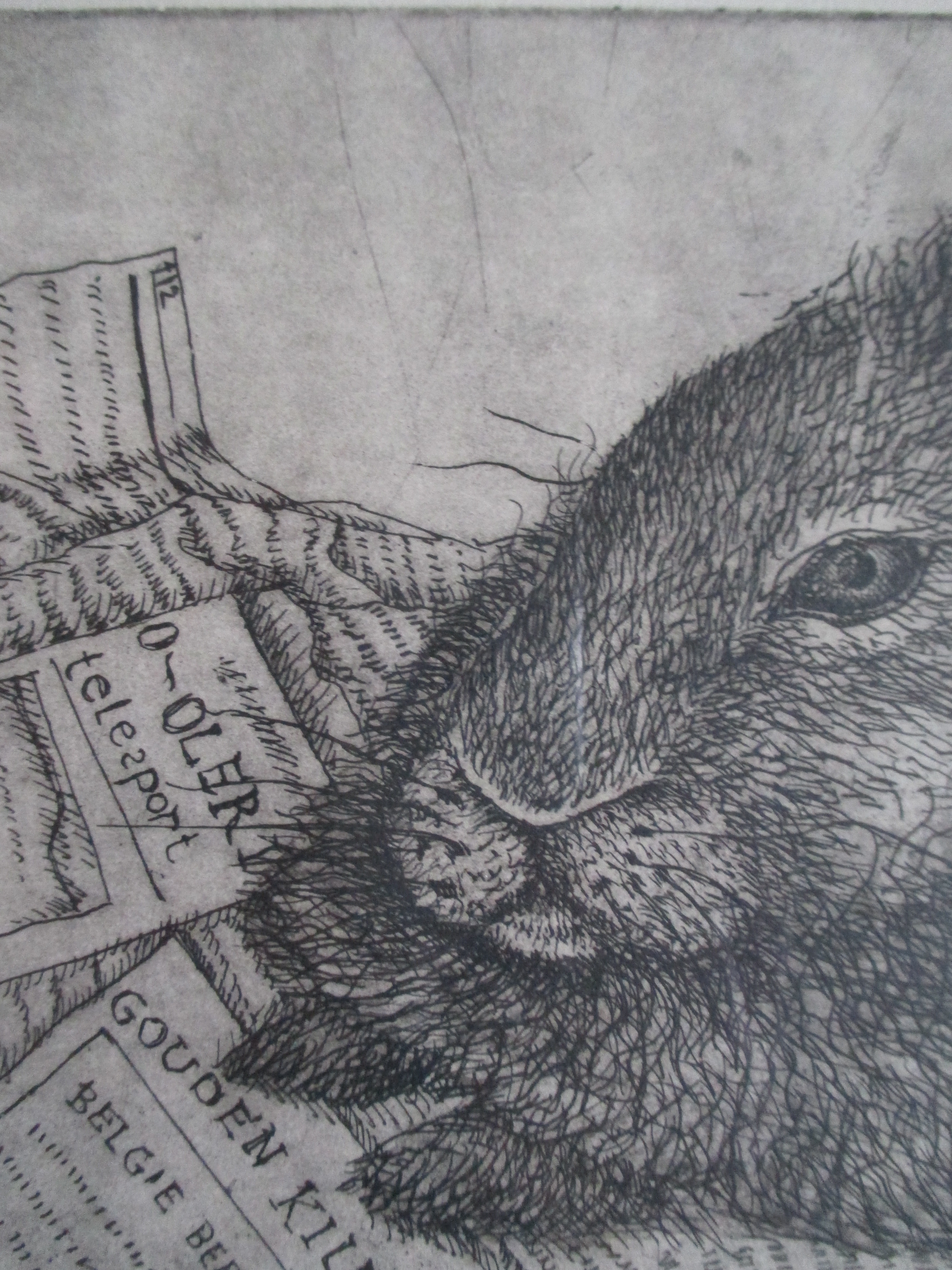 Arja van den Berg - Ingelijste ets kleine oplage kopen? Bied vanaf 40!