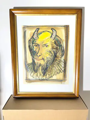 Rudi Pillen - Portret kopen? Bied vanaf 130!