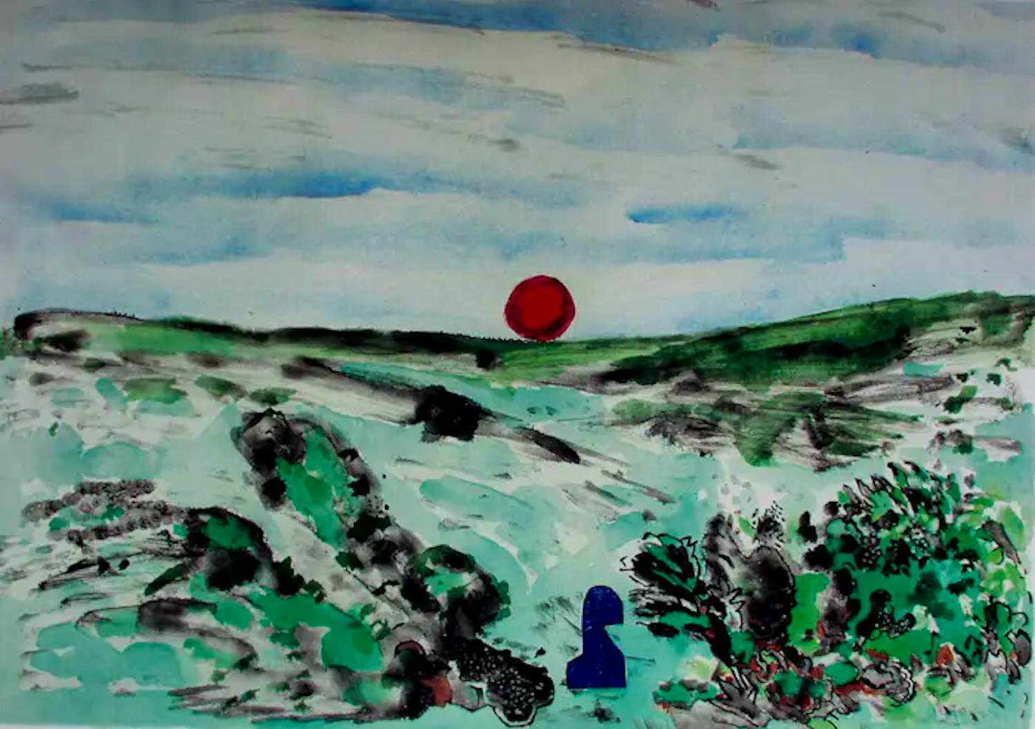 Pieter Holstein - met de hand ingekleurde litho - 2002 kopen? Bied vanaf 75!