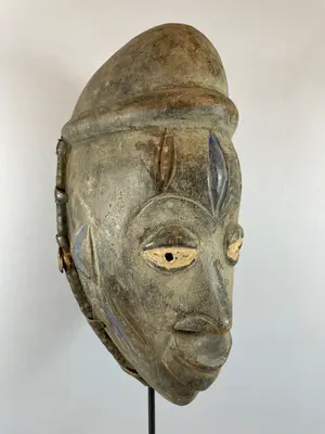 Yoruba - 220442 - AFRICAN Yoruba mask - Nigeria. kopen? Bied vanaf 45!