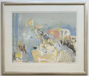 Kees van Bohemen - handgesigneerde kleurenlitho | 'Méditerranée' | 1981 (INGELIJST) kopen? Bied vanaf 200!