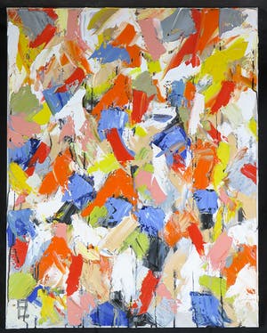 Philip Vencken - Olieverf op doek, Colour Dynamic 2 (Groot) kopen? Bied vanaf 200!