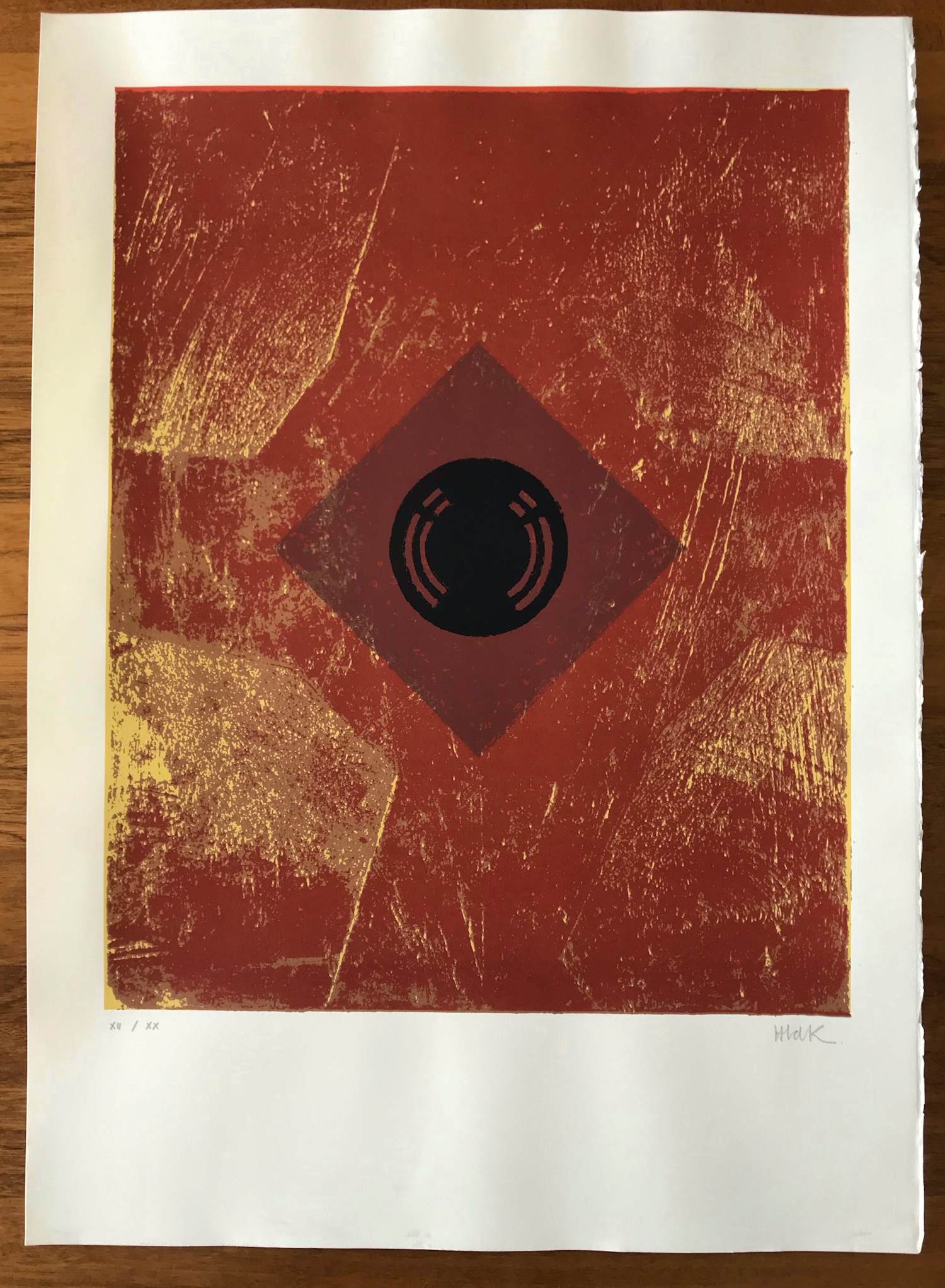 Hans Vandekerckhove - Prachtige zeefdruk - Kleine oplage - XII/XX kopen? Bied vanaf 85!