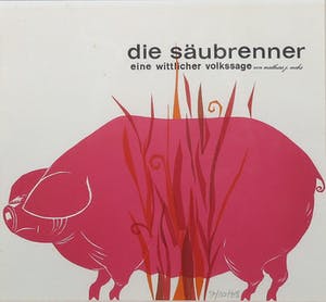 Niet of onleesbaar gesigneerd - Zeefdruk, Die Saubrenner - Ingelijst kopen? Bied vanaf 1!