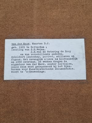 Maarten van der Meer - bomen kopen? Bied vanaf 100!