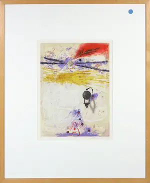 Piotr Konkel - Zeefdruk, Deurklopper - Ingelijst kopen? Bied vanaf 35!