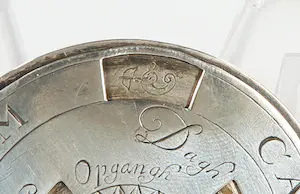 Zilveren eeuwigdurende kalender 'Calendarium Perpetuum' (ca. 1700) kopen? Bied vanaf 500!