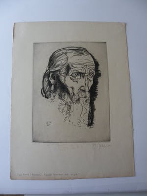 Sepp Frank - Ets. Titel. "Apostel Markus". kopen? Bied vanaf 15!