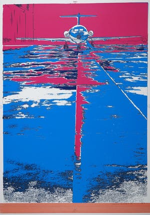 Henk van der Vet - Zeefdruk, Zonder titel kopen? Bied vanaf 1!