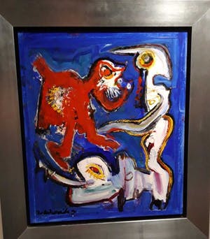 Jan te Wierik - gemengde techniek op papier (op paneel) uit 1991 kopen? Bied vanaf 900!