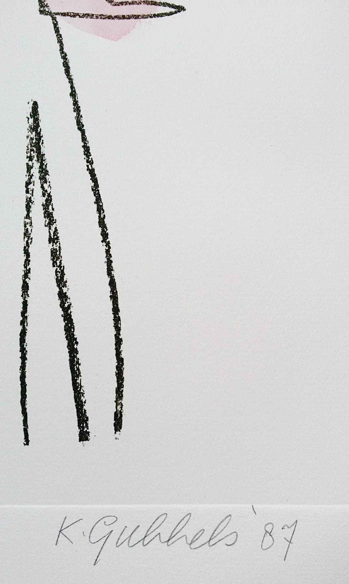 Klaas Gubbels - Naakt op tafel, met de hand geaquarelleerde ets kopen? Bied vanaf 1!