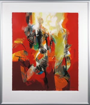 Peter Meijer - Zeefdruk, De dag dat jij kwam - Ingelijst (Groot) kopen? Bied vanaf 60!